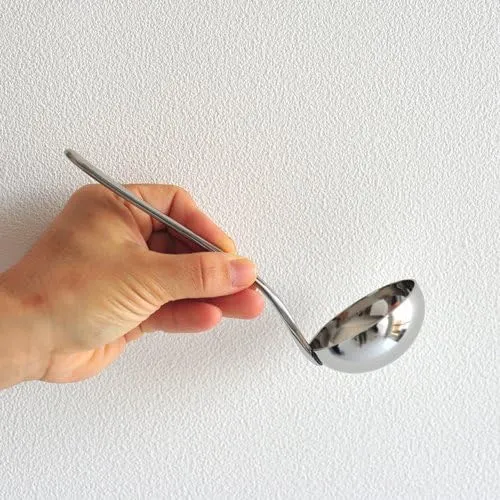 Alessi Caccia Sossenlöffel glänzend poliert, Edelstahl, 13 x 6.8 x 11 cm