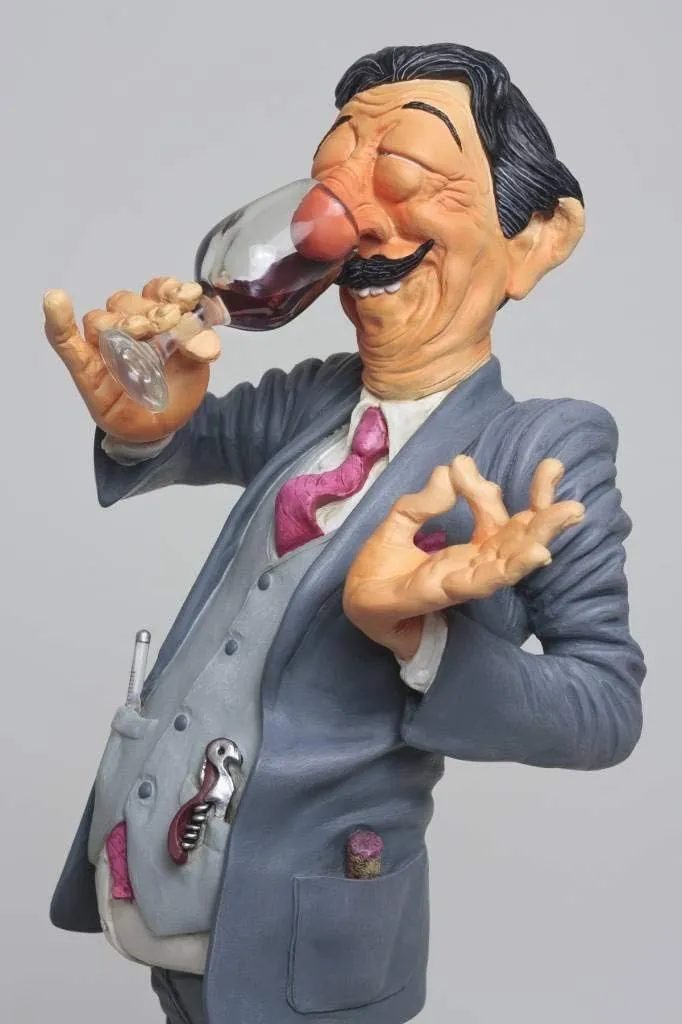 Guillermo Forchino The wine taster - Skulptur Comic Art FO85528