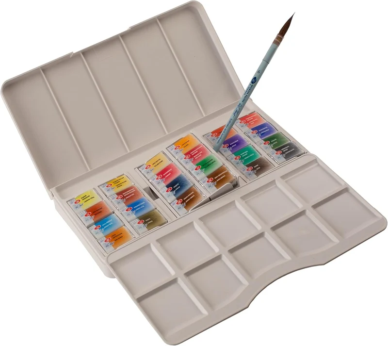White Nights 1942090 - Aquarellfarbe, 24er Kunststoffkasten