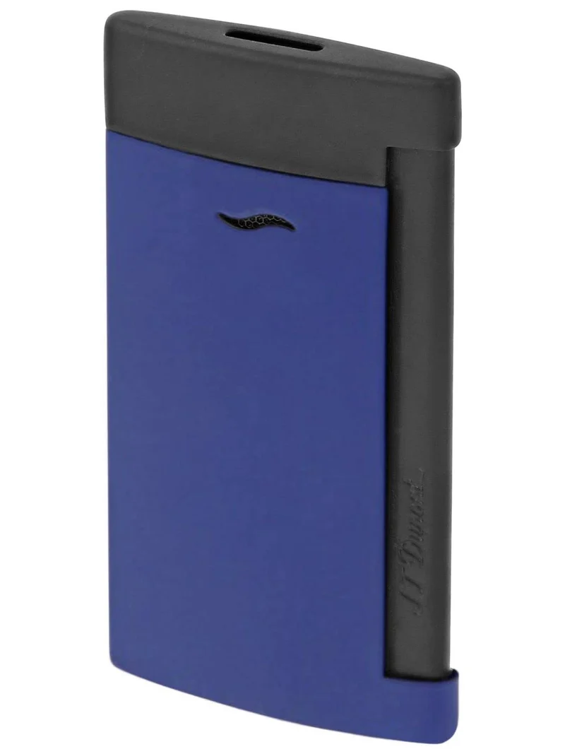 S.T. Dupont 027761 Feuerzeug Slim 7 Mattschwarz/Ozean