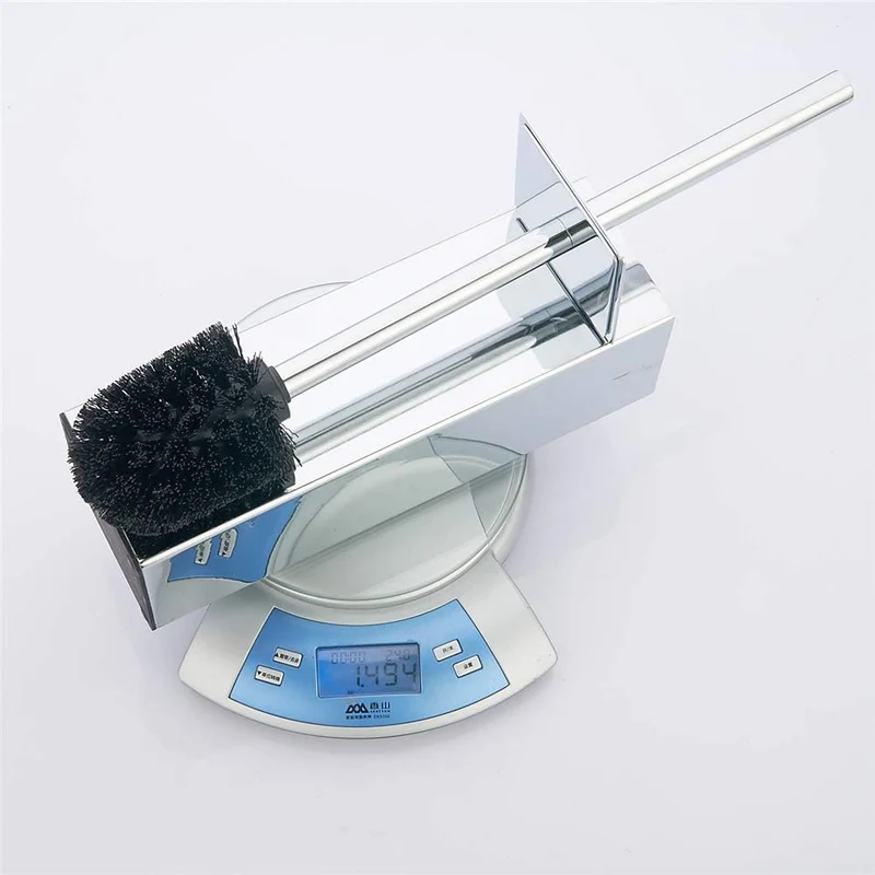 BGL 304 Edelstahl Material Ständer Toilettenbürstenhalter für Bad und Hotel (Chrom) Glänzend, Glänze
