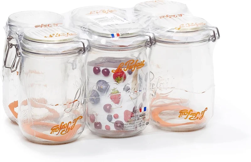 Le Parfait - Super Gläser - 1L , 6-er Pack 1 Stück, 1 Stück