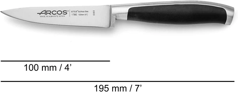 Arcos Serie Kyoto - Schälmesser - Klinge aus Nitrum geschmiedetem Edelstahl 100 mm - HandGriff Polyo