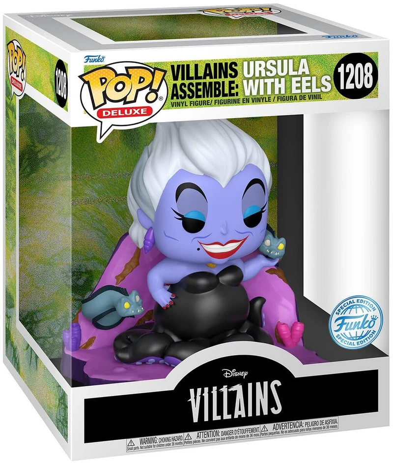 Funko Pop! Deluxe: Disney - Villains Assemble: Ursula with Eels (Assemble) (Special Edition) #1208 V