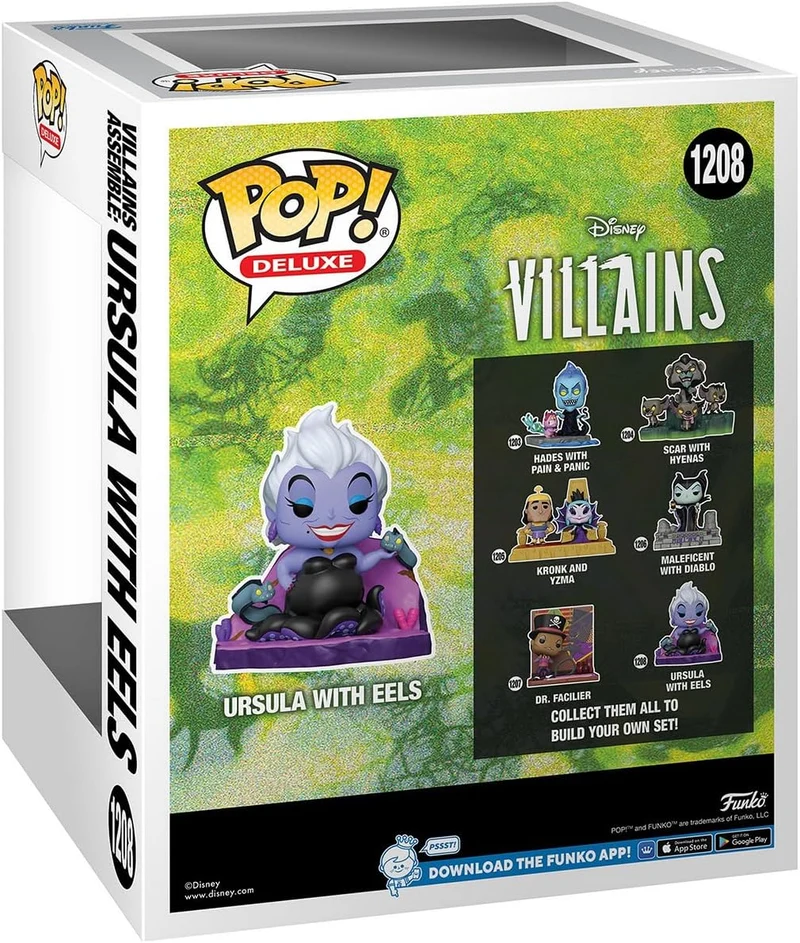 Funko Pop! Deluxe: Disney - Villains Assemble: Ursula with Eels (Assemble) (Special Edition) #1208 V