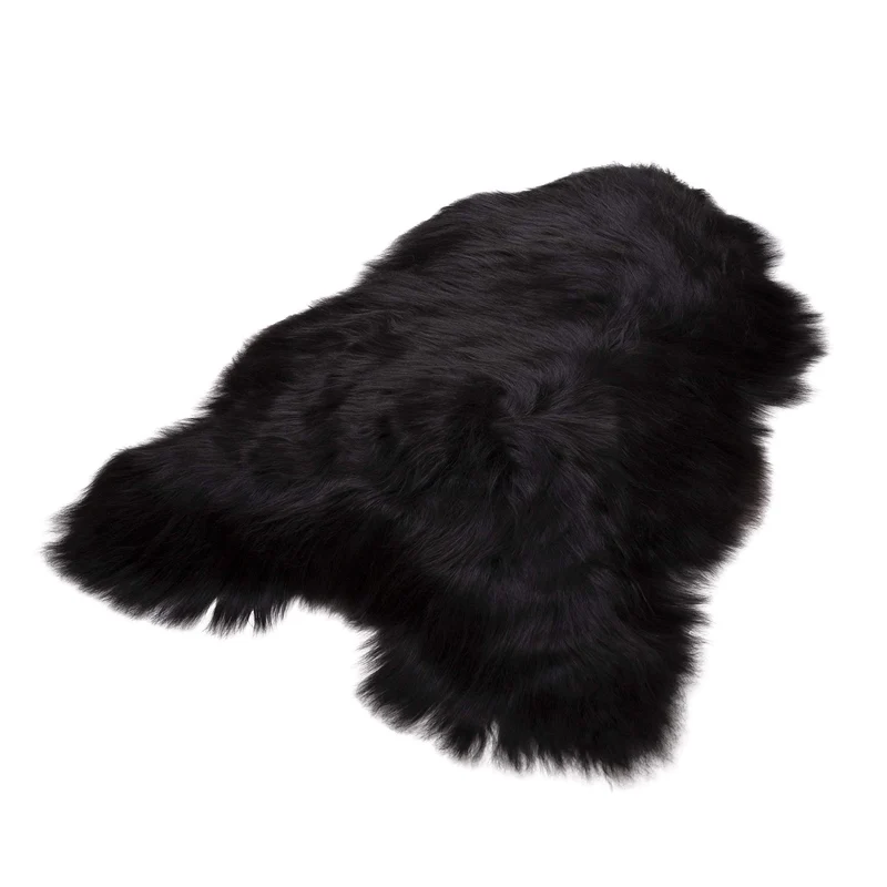 Cakla Lammfell Echt 100-110 cm - Schaffell Echt Gross - Fellteppich - Weich und Flauschig - Fell für