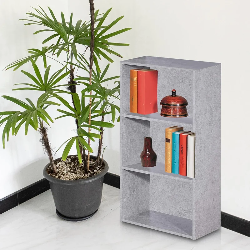 habeig Tube Bücherregal Standregal 3 Fächer Belastung Regalboden 30kg Standregal (80 x 42,5 x 29,5 c