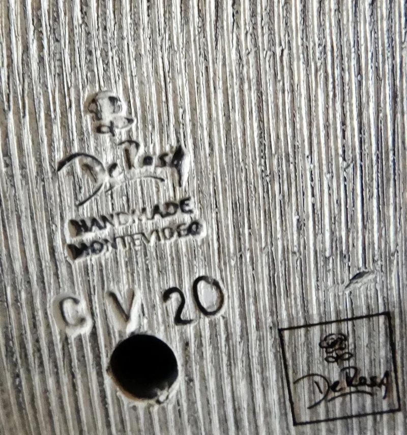 De Rosa Rinconada, Handbemalte Keramikskulptur, Asiatischer Elefant