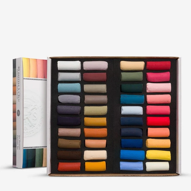 Sennelier Pastels Soft Half ST 40/PKG, Portrait, Einheitsgrösse 1 40 stück (1er Pack), 1 40 stück (1