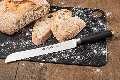 Arcos 178700 Serie Kyoto - Brotmesser - Klinge aus Nitrum geschmiedetem Edelstahl 220 mm - HandGriff