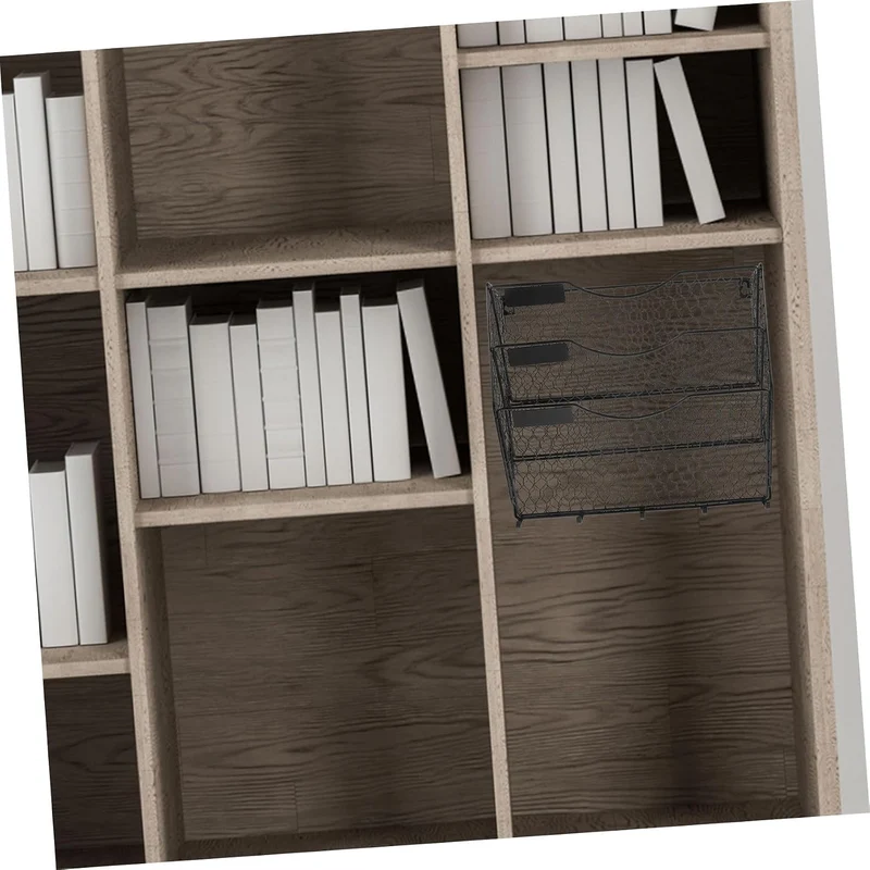 DOITOOL Zeitschriftenhalter Wand für Halter Organisator Zeitschriften Literatur Ordner Ordner Metall