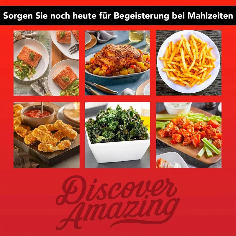 Instant Pot DUO CRISP + Air Fryer 8L Multikocher. 11 Funktionen in 1: Schnellkochtopf, Bratpfanne, D