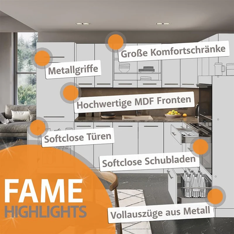 Vicco Hängeschrank Fame-Line, Grün-Gold Landhaus/Anthrazit, 50 cm Grün-gold Landhaus Hängeschrank 50