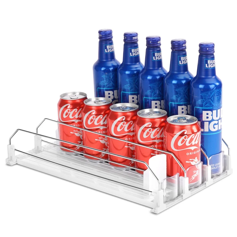 BingoHive Automatisch Kühlschrank Dosen Organizer Kühlschrank Organizer Dosen Dosenhalter Kühlschran