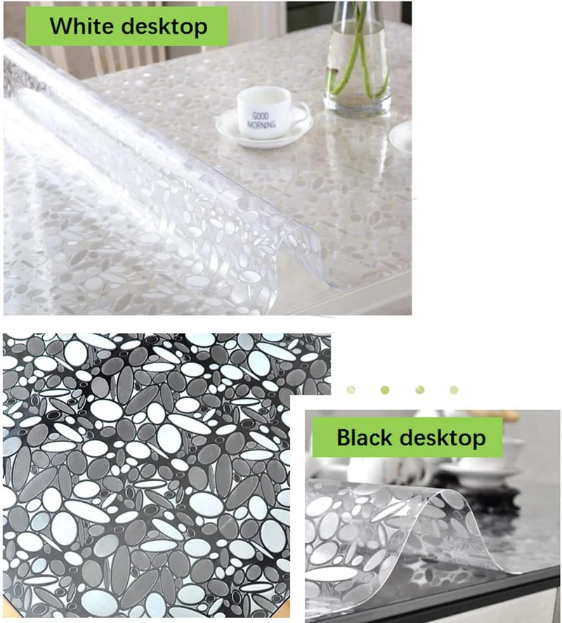 CIEEIN CIEHT Haushalt Küche PVC Tischdecke Tischmatte Schreibtisch Tischfolie Tischschutz Matte Wass