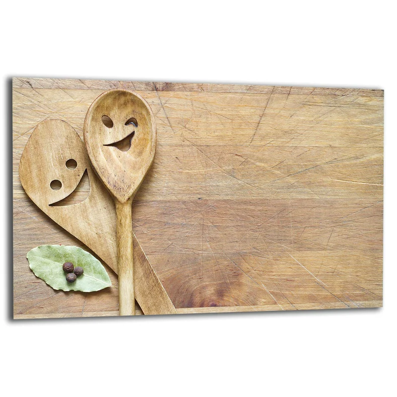TMK | Herdabdeckplatte 80x52 cm 1-teilig Ceranfeldabdeckung Induktion Herdschutz Spritzschutz Glaspl