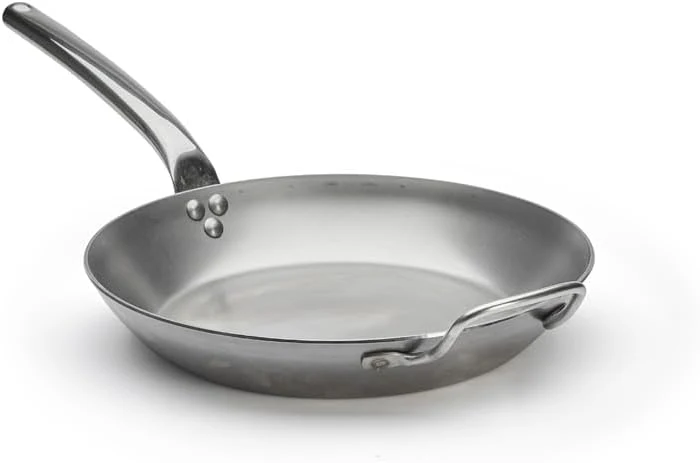 De Buyer - Bratpfanne CARBONE PLUS aus Eisenstahl mit Gegengriff - 32 cm Durchmesser - 5130.32, 32 c