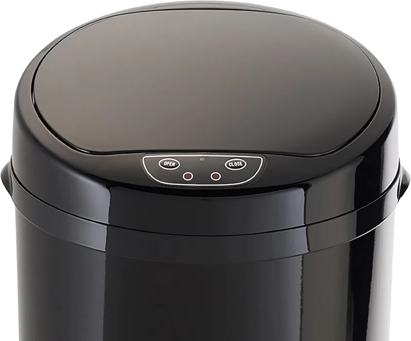 Echtwerk Abfalleimer, Mülleimer mit Sensor, elektrischer Müllbehälter, Infrarot Bewegungssensor, Kor