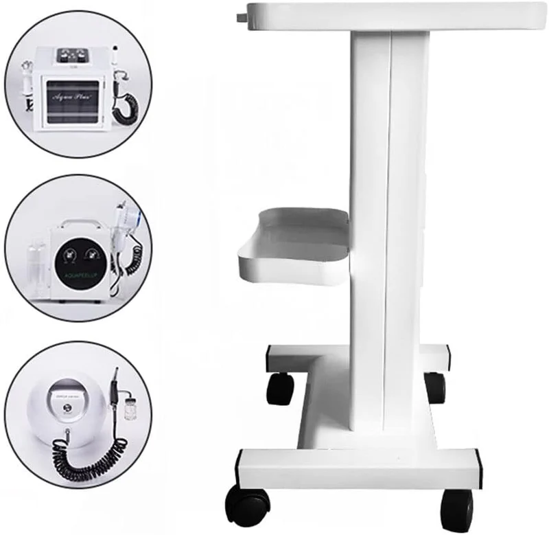 Salon Friseur Kosmetikwagen Beauty Wagen, Trolley Cart mit Silent Universal Wheel Rollwagen Servierw