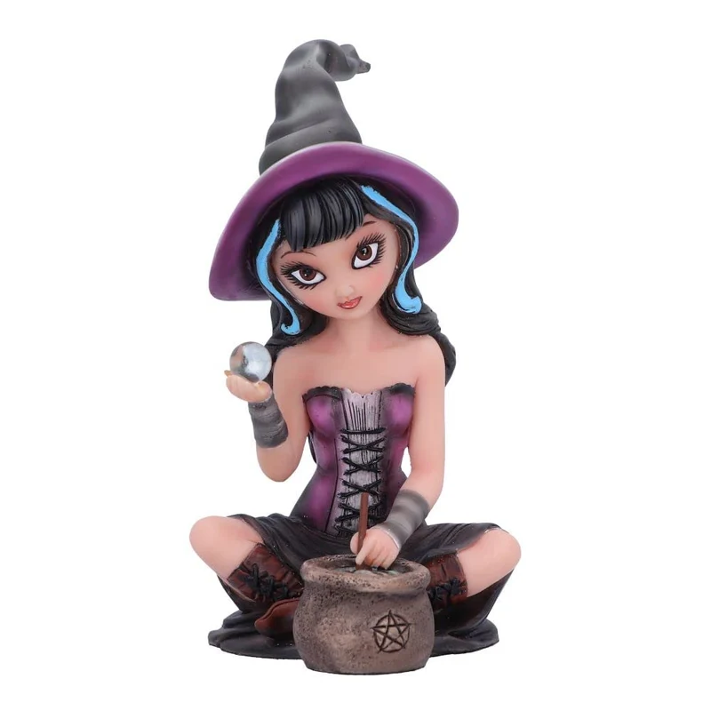 Nemesis Now Pruedence Hexenfigur, schwarz, 15 cm