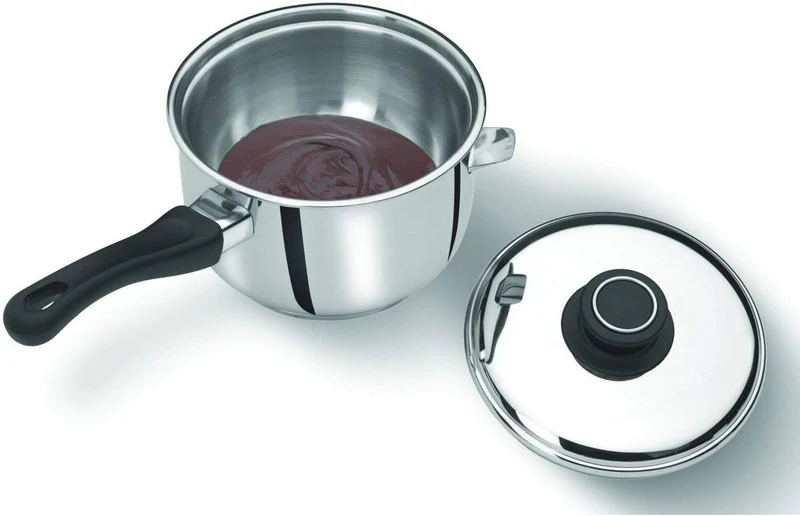 Artame art82626 Bain Marie Topf mit Deckel Edelstahl