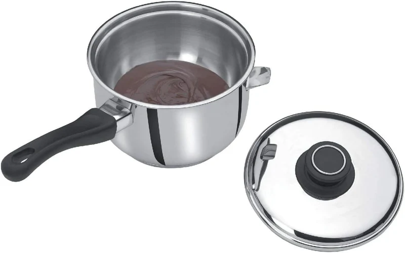 Artame art82626 Bain Marie Topf mit Deckel Edelstahl
