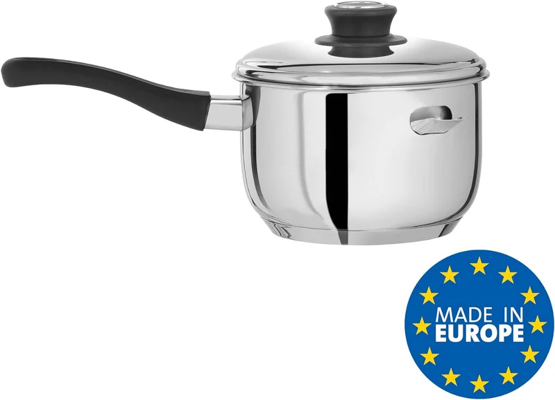 Artame art82626 Bain Marie Topf mit Deckel Edelstahl