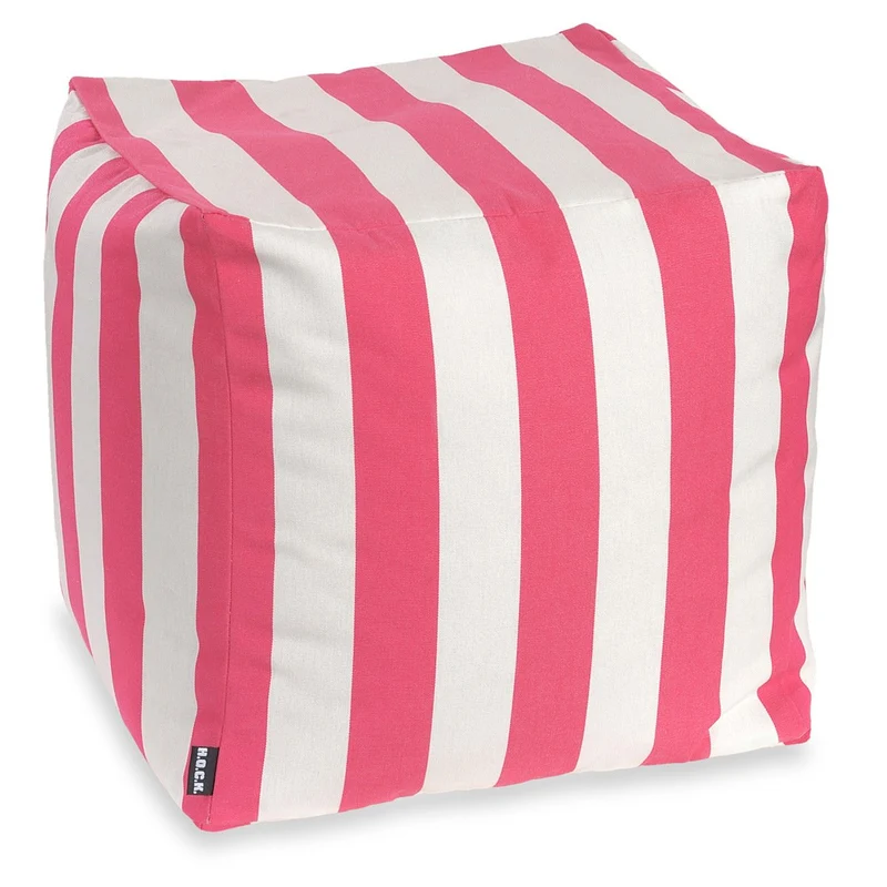 HOCK Bean Cube Outdoor Classic Streifen pink Rosa, Rosa