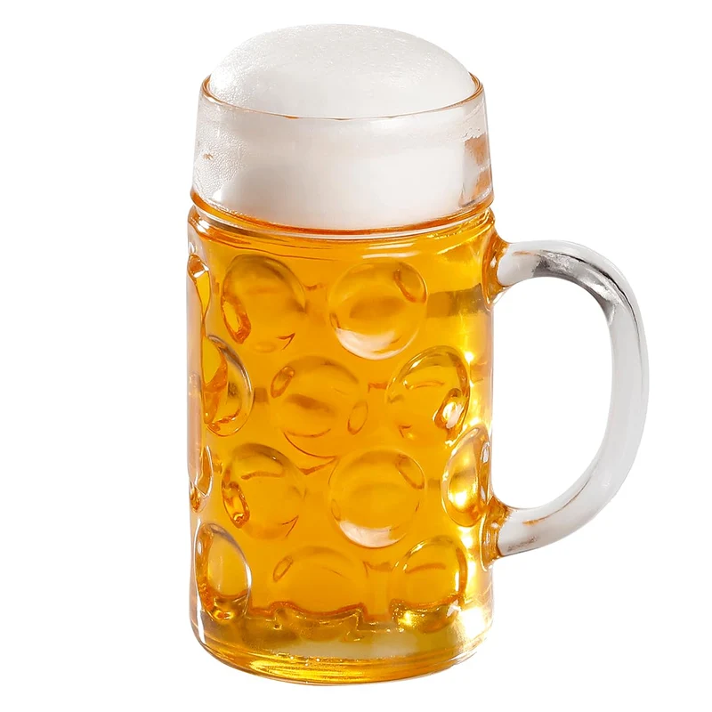 Deko Masskrug 1 Liter 9,5 x 20 cm Dekorationsbedarf Naturgetreue Lebensmittel Attrappe - Künstlicher