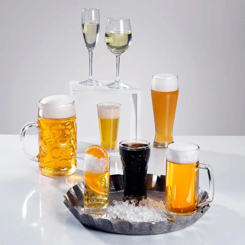 Deko Masskrug 1 Liter 9,5 x 20 cm Dekorationsbedarf Naturgetreue Lebensmittel Attrappe - Künstlicher