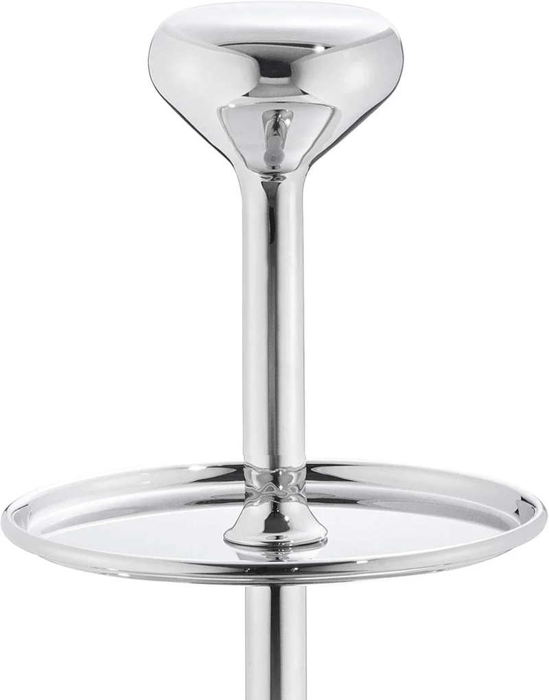 Georg Jensen GJ 170612 Etagere, Edelstahl, stainless steel, 26,4 x 26,4 x 35,2 cm