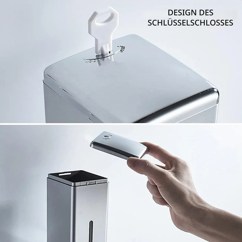 Manueller Presskopf an der Wand befestigter Seifenspender, Dusch- und Lotionspender für Zuhause, Bad