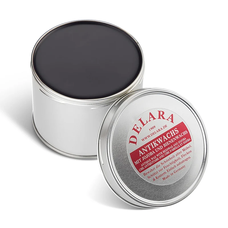 DELARA Antikwachs mit Jojoba und Bienenwachs, schützt antike Möbel vor Austrocknung und Oxidation, s