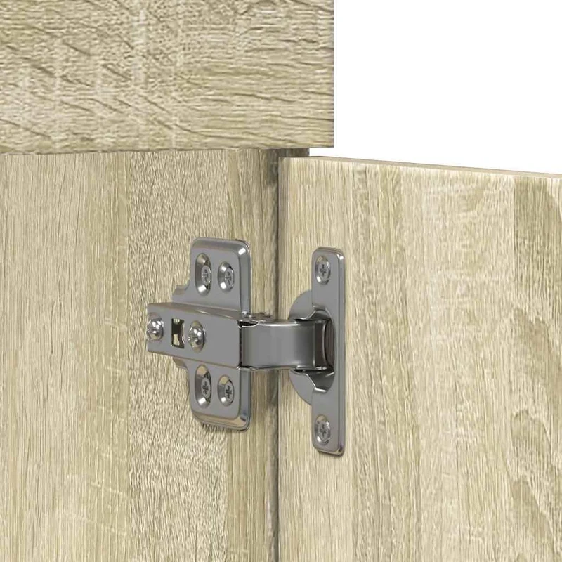 vidaXL Waschbeckenunterschrank Sonoma-Eiche 80x38,5x46cm Holzwerkstoff 80 x 38.5 x 46 cm Sonoma Eich