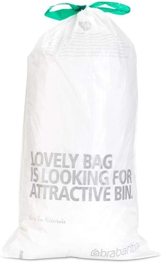 Brabantia Abfallbeutel / Müllbeutel / Mülltüte, Codierung G, 30 l, 12 Rollen á 20 Tüten, zusammen 24