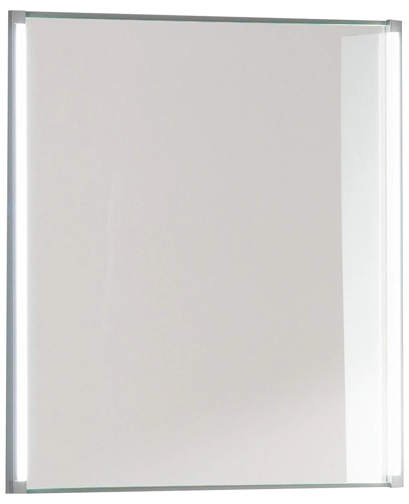FACKELMANN Spiegel LED-LINE/Wandspiegelelement mit LED-Beleuchtung/Masse (B x H x T): ca. 61 x 67 x