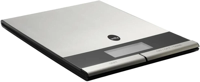 Wilfa GRAM STÅL Küchenwaage - mit einer Kapazität von 5 kg., aus rostfreiem Edelstahl, grosses, gut