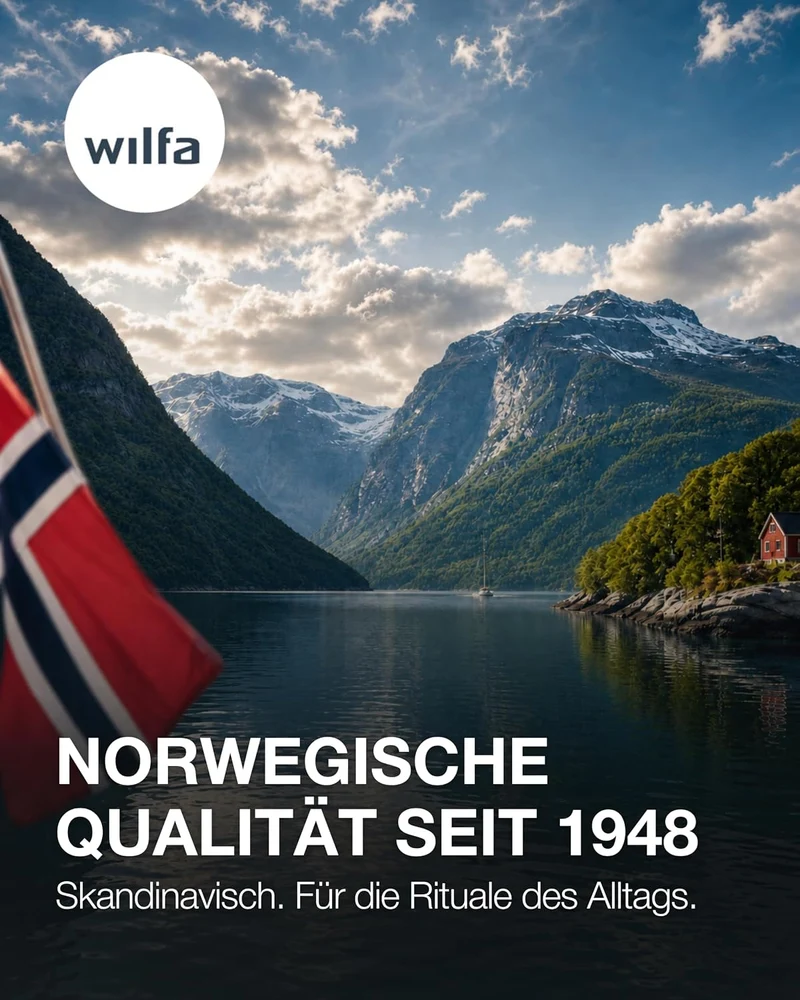 Wilfa GRAM STÅL Küchenwaage - mit einer Kapazität von 5 kg., aus rostfreiem Edelstahl, grosses, gut