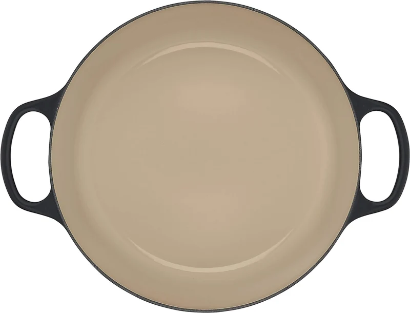 LE CREUSET Kochtopf, Gusseisen, Schwarz Matt, 30 cm, Schwarz Matt
