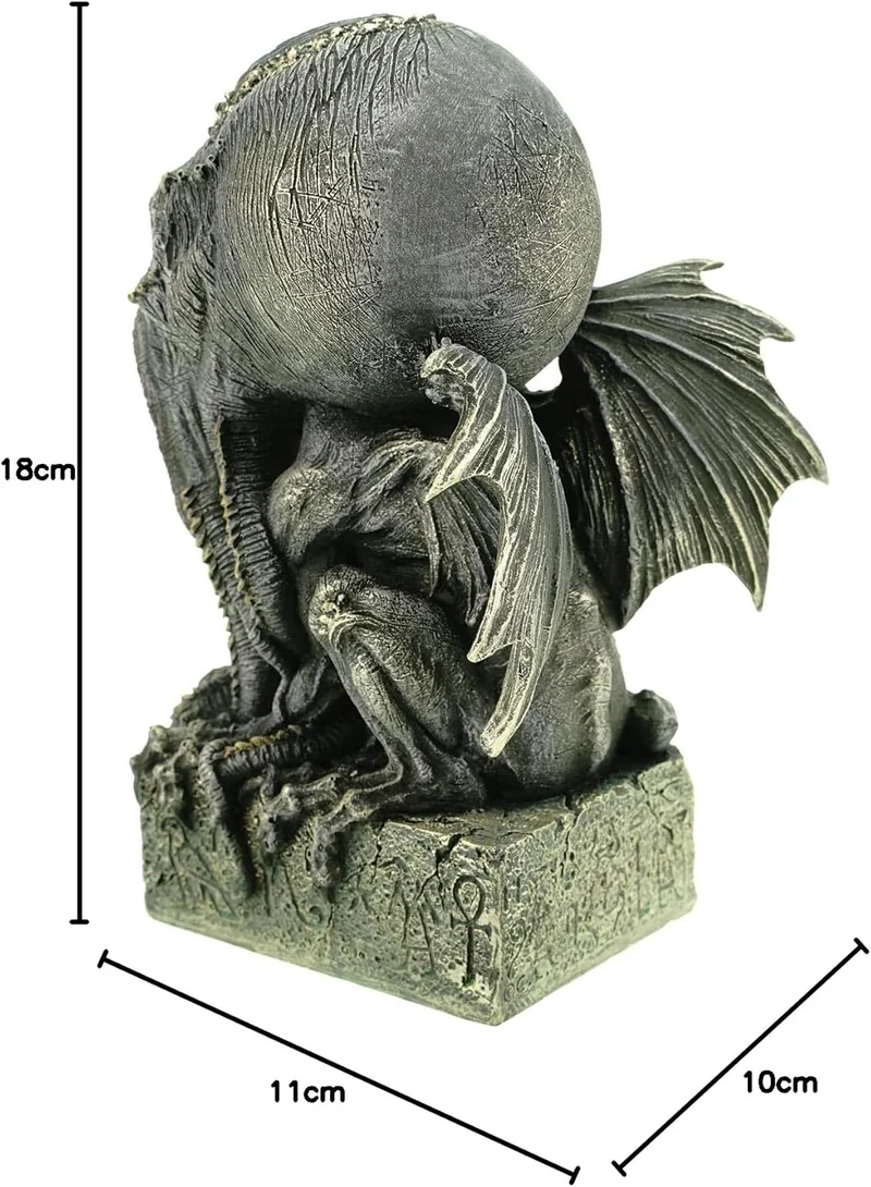 Joh. Vogler GmbH Dekofigur Call of Cthulhu Dämonfigur 18 cm Figur Skulptur Oktopus Monster