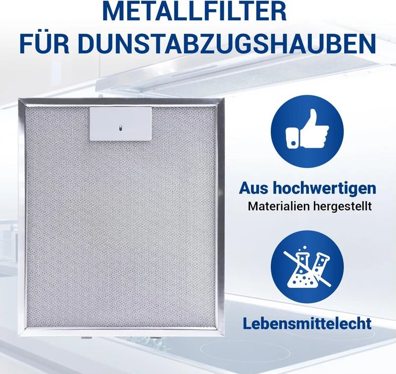 VIOKS Fettfilter Dunstabzugshaube Ersatz für Elеctrolux 4055250429 1 Stück, 1 Stück