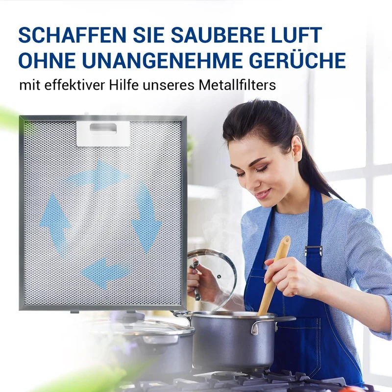 VIOKS Fettfilter Dunstabzugshaube Ersatz für Elеctrolux 4055250429 1 Stück, 1 Stück