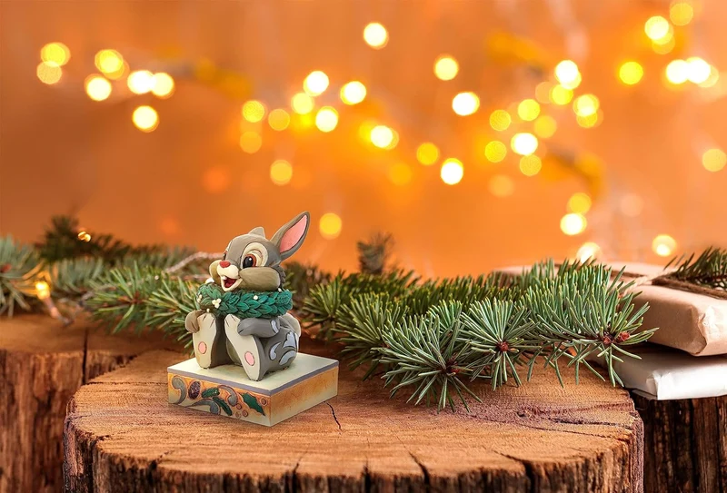 Enesco Disney Traditions 6010878 Weihnachts-Klopfer – Winter Wonders, Mehrfarbig, Einheitsgrösse