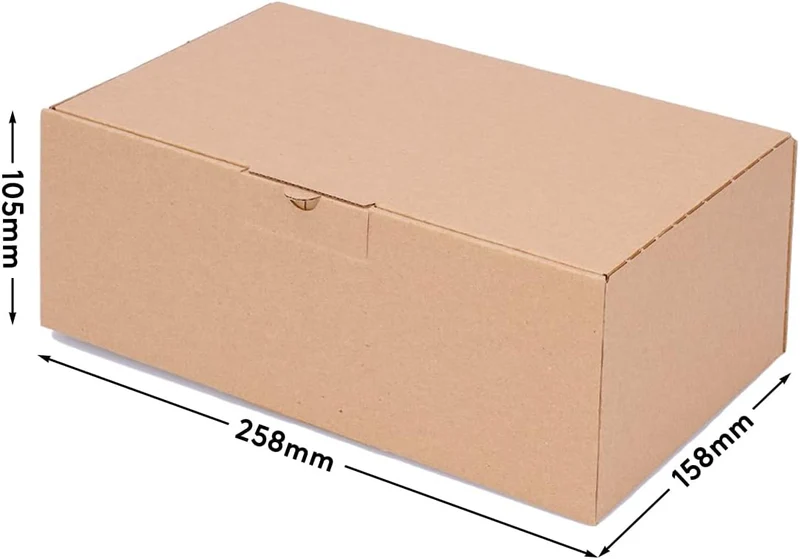 verpacking Faltschachtel 250 x 150 x 100 mm Braun WP 30 [Grösse & Menge wählbar] Versandkarton 50 St