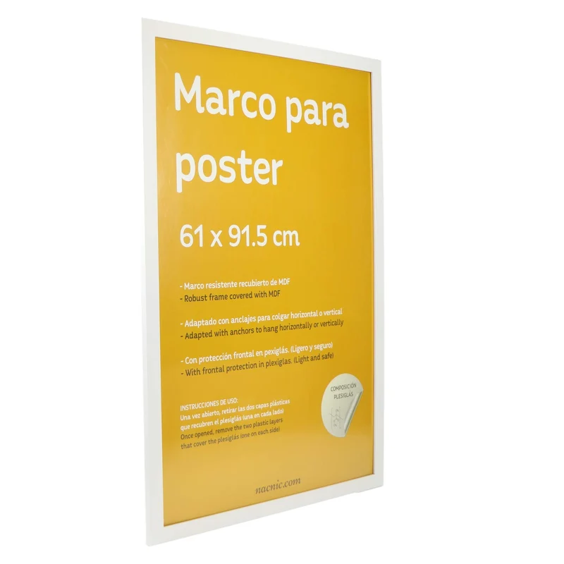 Nacnic Grosse Fotorahmen zum Schutz und Anzeige von Fotos, Diplome, Plakate, Poster, Kunstdrücke. in