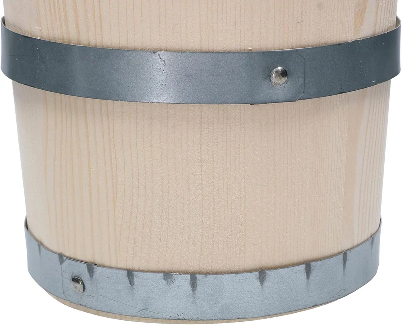 KOTARBAU® Holzeimer Holzfass Holzkübel Blumentopf Blumeneimer ohne Schnurhenkel, Eimer ohne Schnurhe