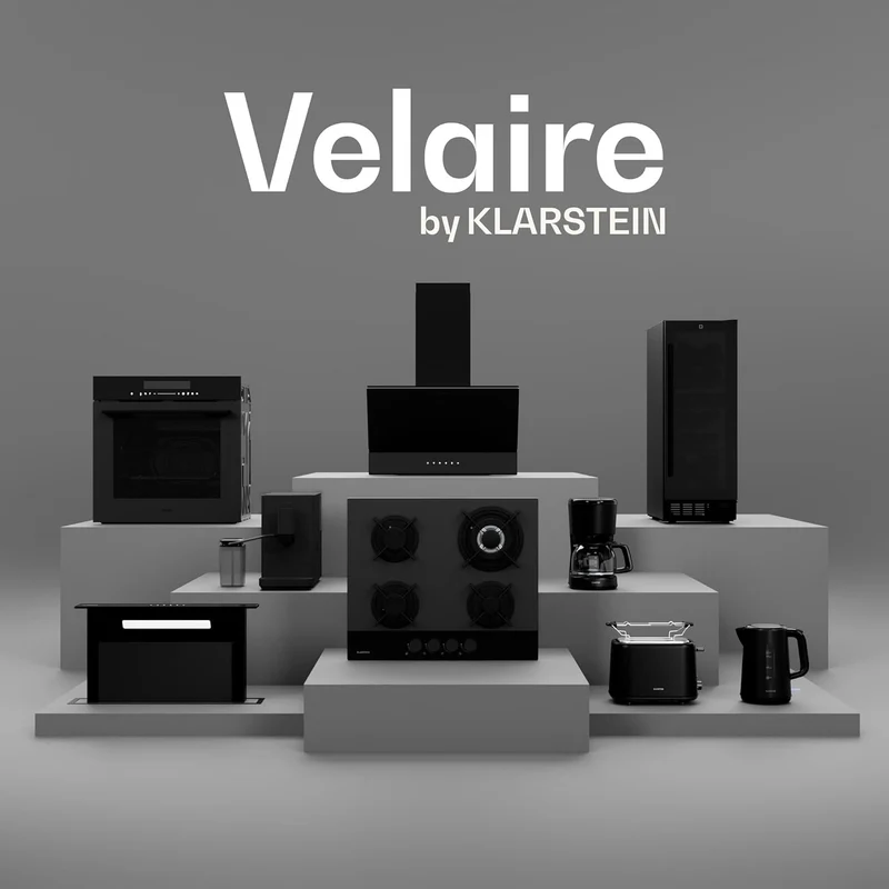 Klarstein Velaire Induktionskochfeld - 60cm, 4-Zonen, 7000W Boost, Touch-Slider, Timer, Kindersicher