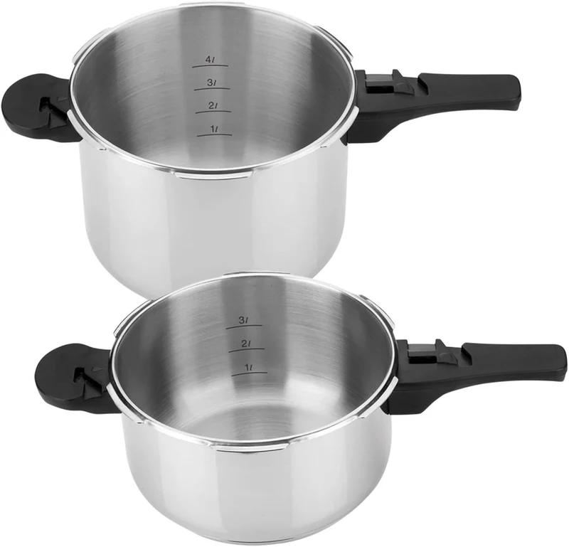 Tescoma Bio Exclusive Plus Duo Schnellkochtopf-Set, 4 l / 6 l