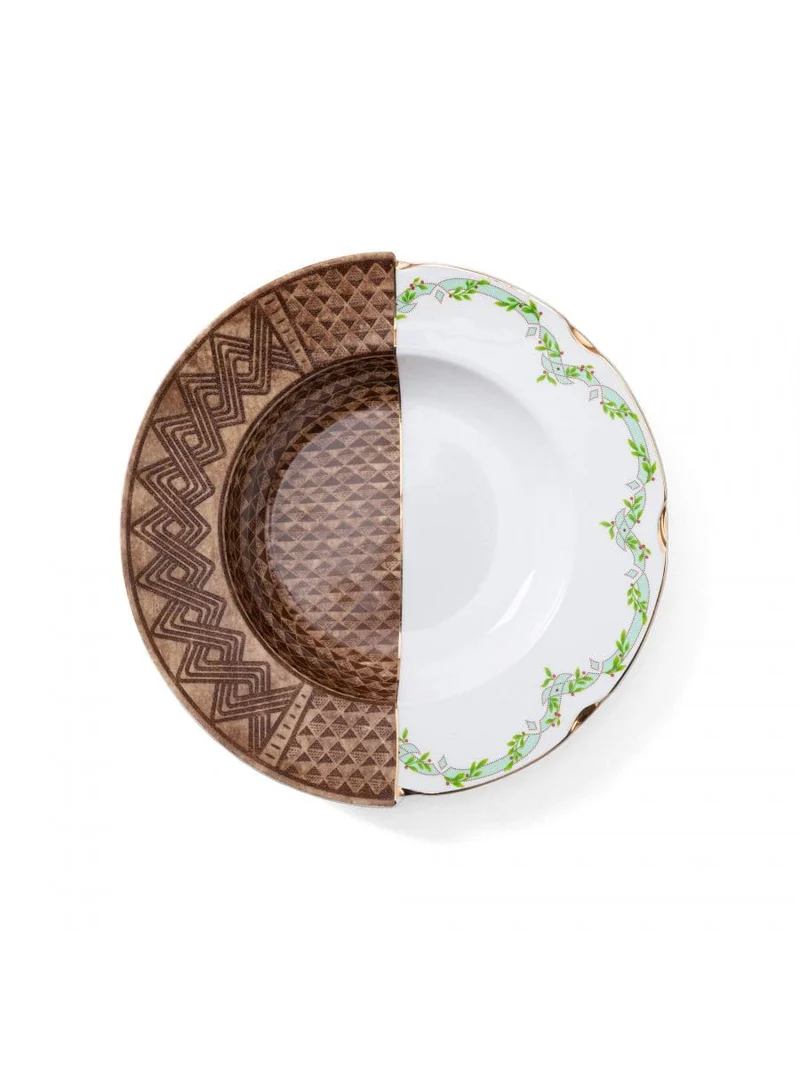 PIATTO FONDO PORCELLANA SELETTI HYBRID MALAO ART 09133 Malao 25㎝, Malao 25㎝