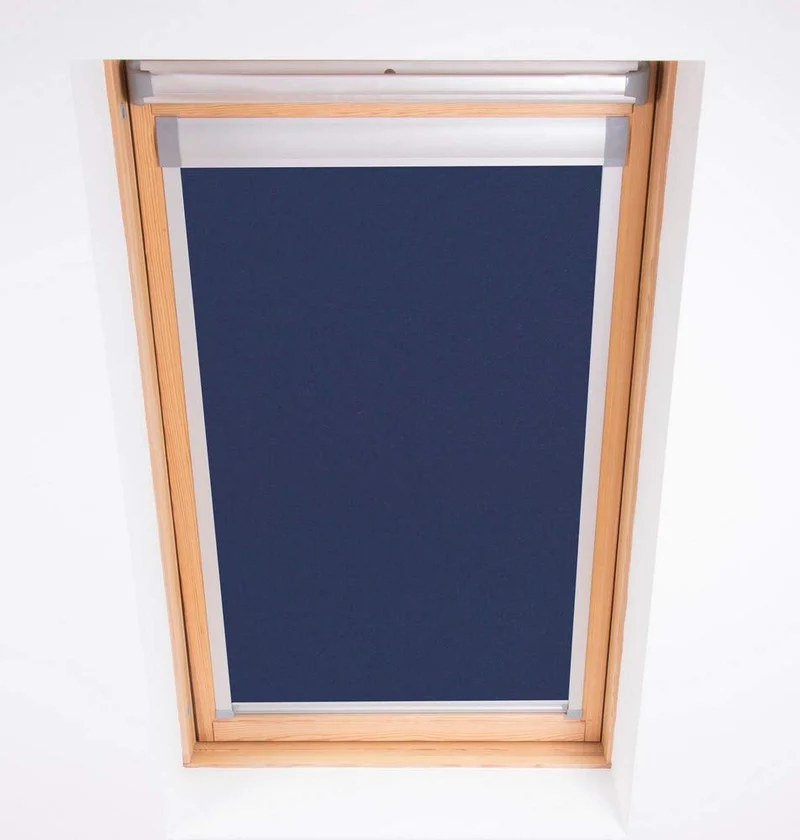 Bloc Skylight Rollo M4 A für Dakstra Dachfenster Blockout, Marineblau M4A Dakstra Marineblau, M4A Da